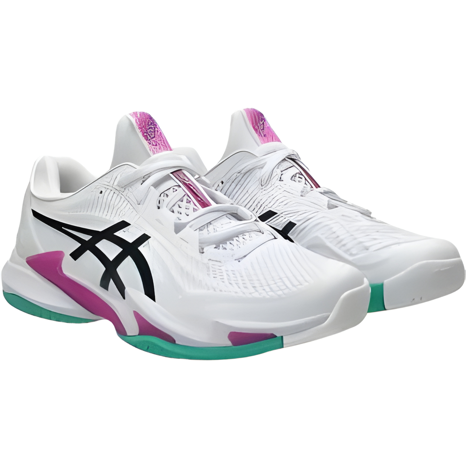 ASICS Court FF 3 Men's Shoe - White & Digital Sakura
