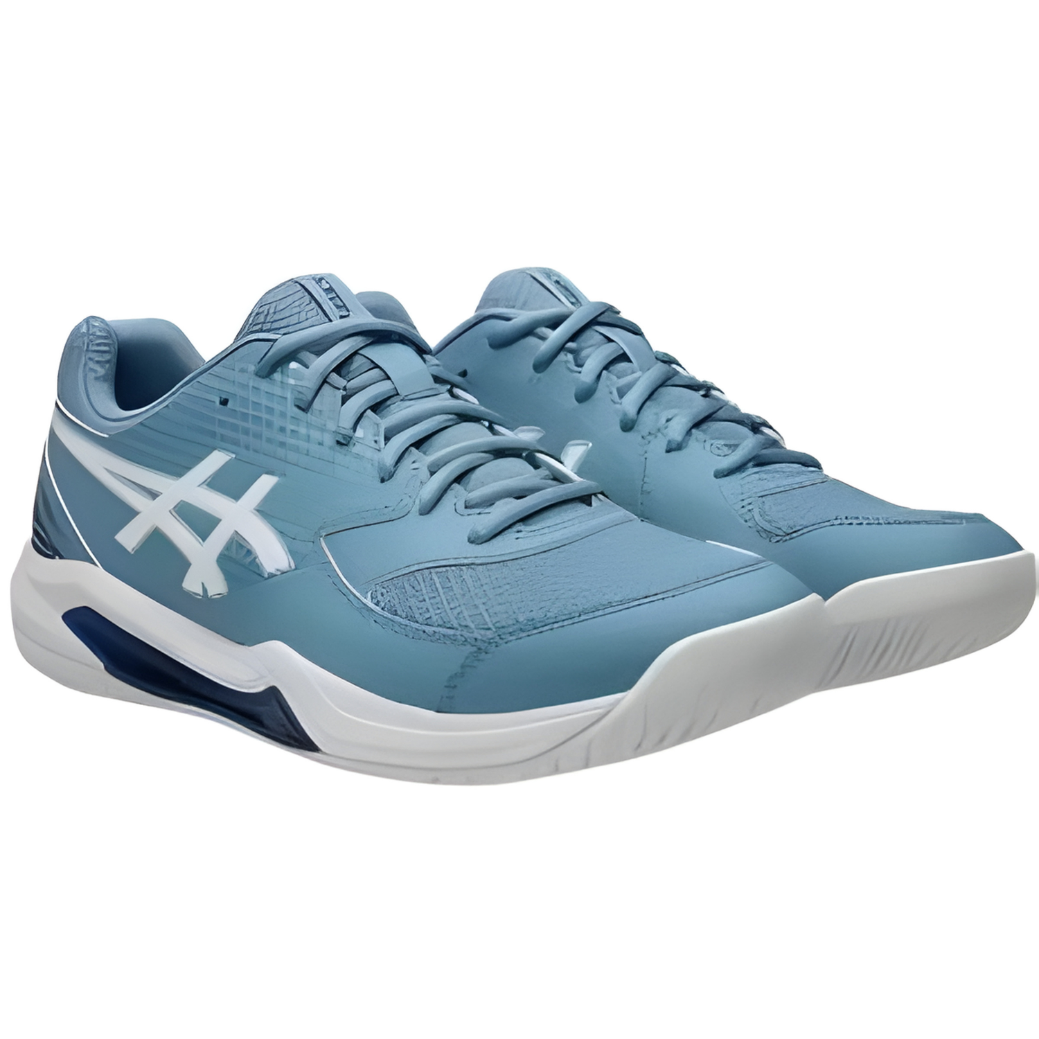 ASICS Dedicate 8 Men's Pickleball Shoe - Saba Blue & White