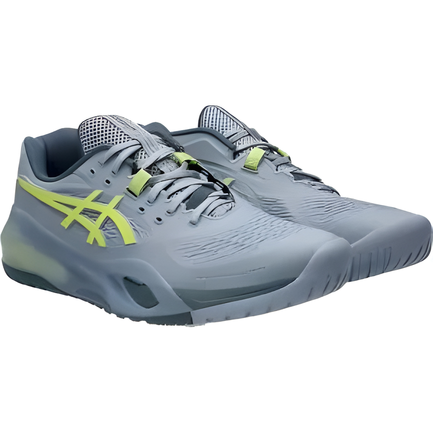 ASICS Resolution X Men's Shoe - Grey Blue & Pistachio